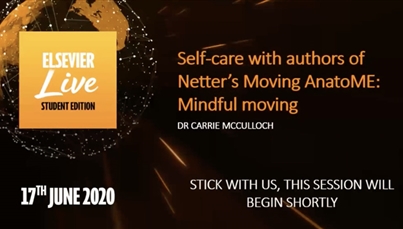 和Netter’s Moving AnatoME的作者们一起自我关怀：瑜伽冥想